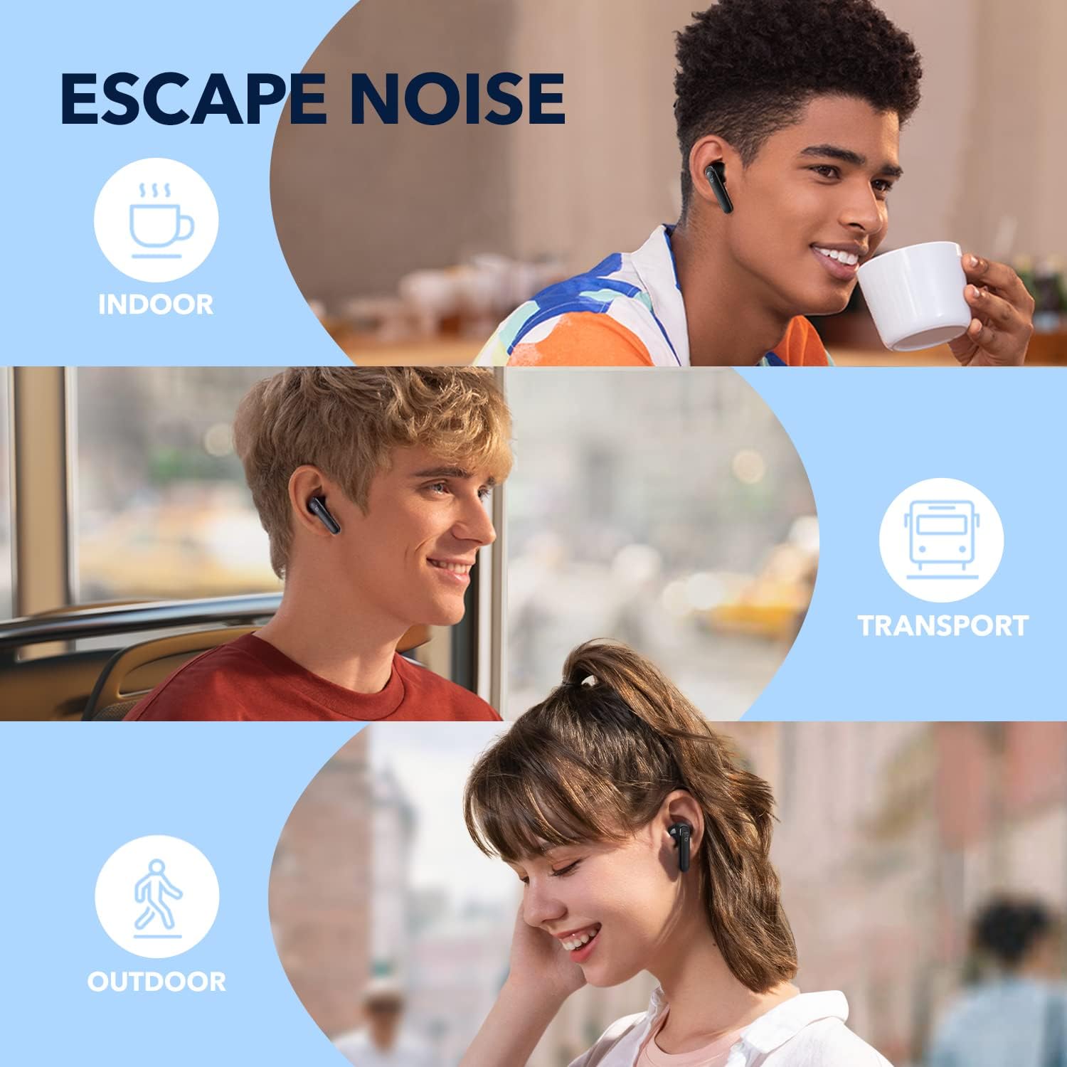  Anker Life P3 Noise Cancelling Wireless Bluetooth Earbuds